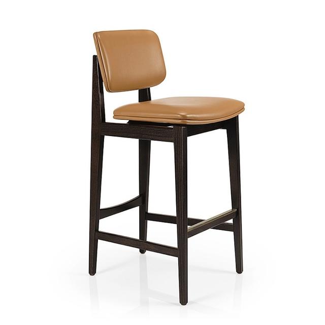 Shanna Bar Stool With Plain Upholstery