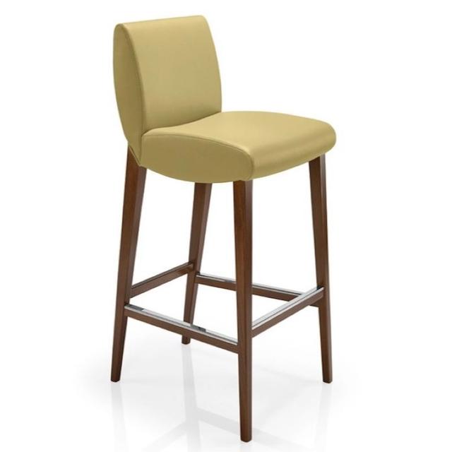 Magee Bar Stool, Fully Upholstered