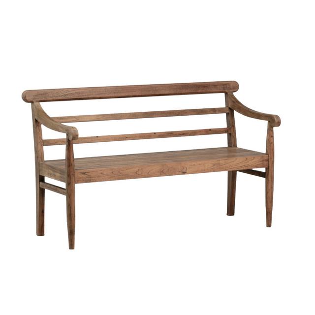 Teak Waiting Room Bench