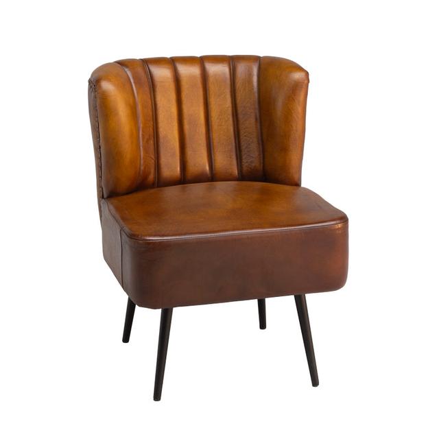 Argyle Leather Lounge Chair