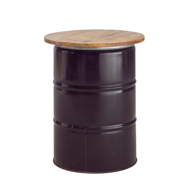 Metal drum table