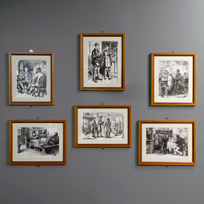 Set of 6 Punch prints