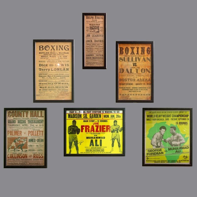 Set of 6 vintage sport prints