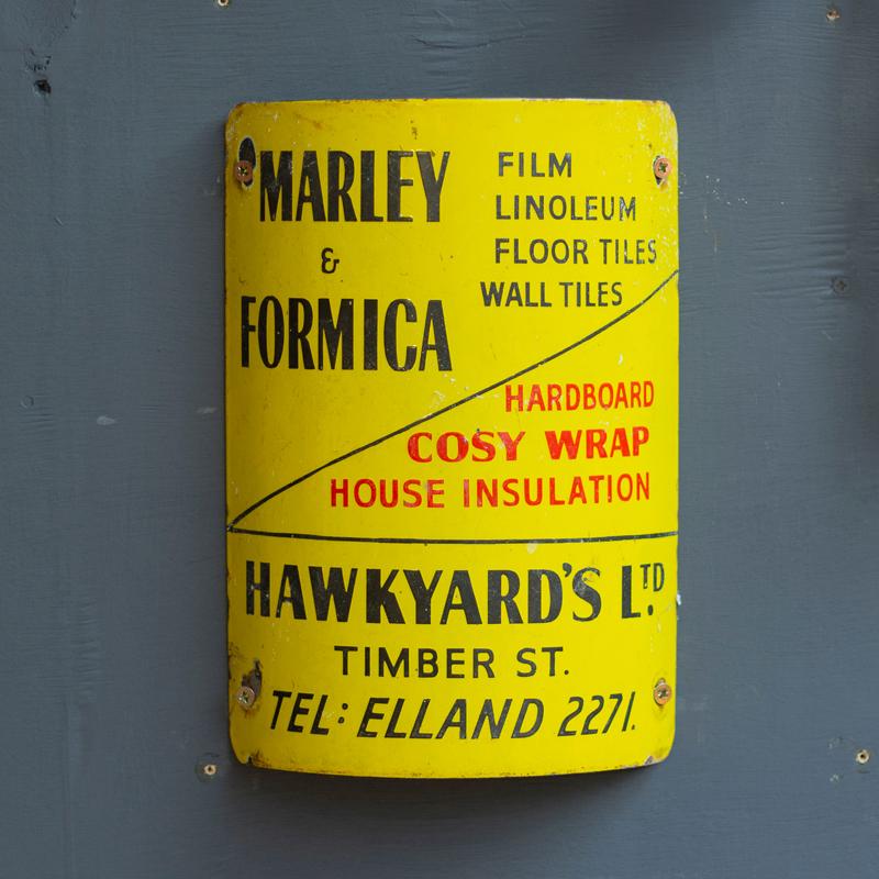 Hawkyards Enamel Sign