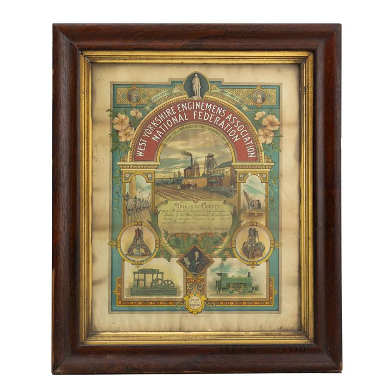 Enginemen's Association Framed Print