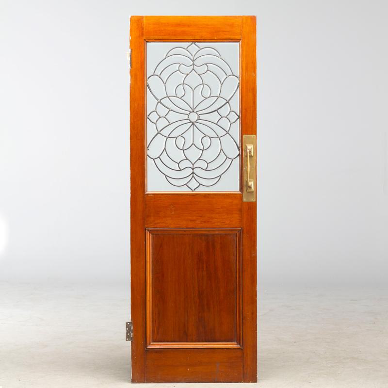 Mahogany Glazed Door 