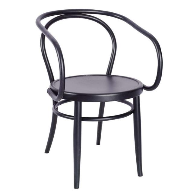 Beatrice Bentwood Armchair, Wood Seat