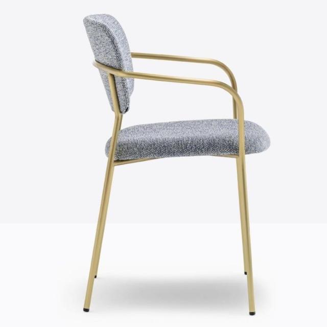 Jazz 3704 Armchair, Upholstered Seat and Back