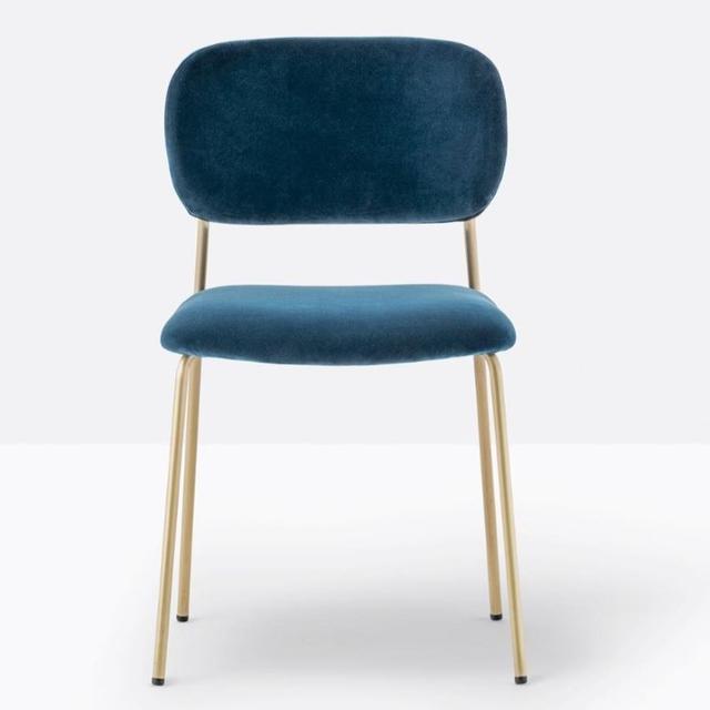 Jazz 3719 Side Chair, Upholstered Seat and Back 