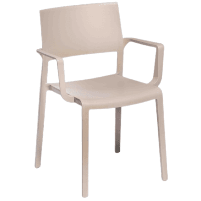 Lilibet Stackable Armchair In Sand Colour 