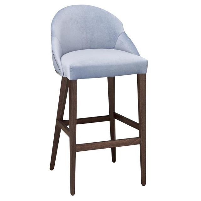 Pariso Bar Stool, Wood Frame, Plain Back