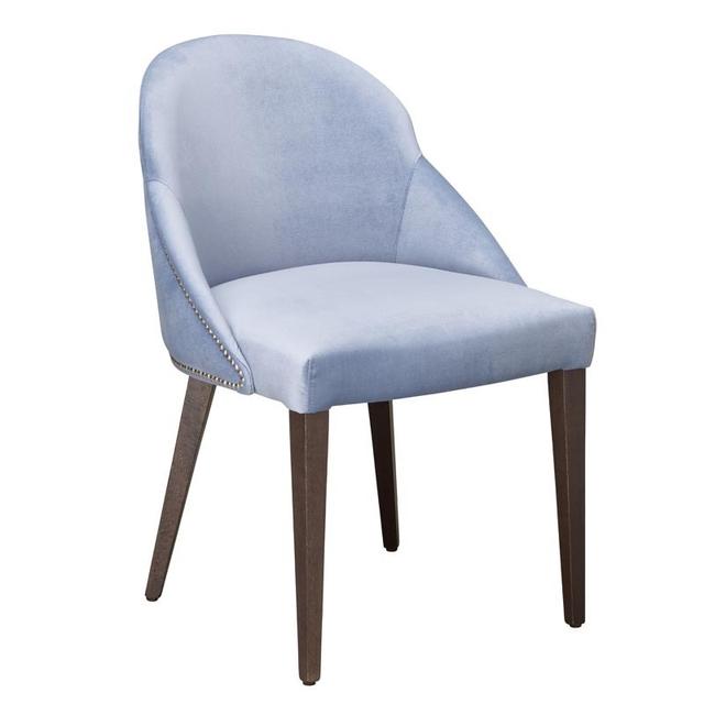 Pariso Side Chair, Wood Frame, Plain Back