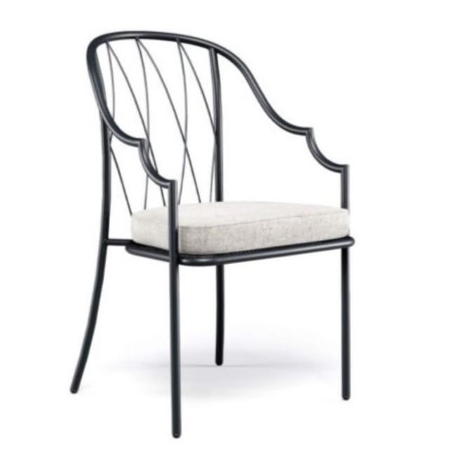 Como High Back Stackable Armchair