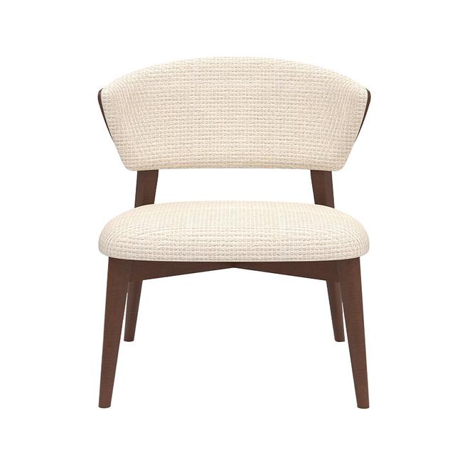 Stella Lounge Chair, Upholstered Seat, Inner Back