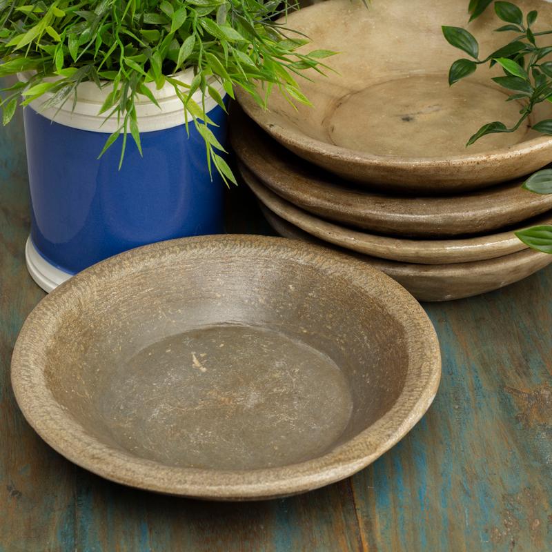 Antique stone bowl