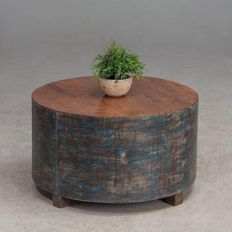 Drum coffee table