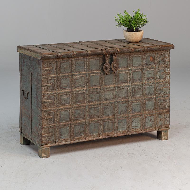 Blue Dowry Chest
