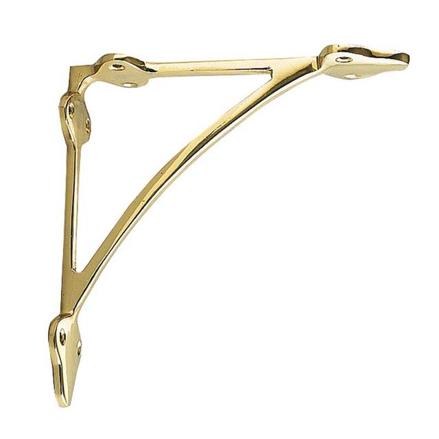 Plain bracket in cast brass