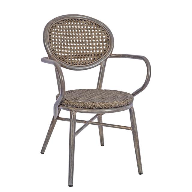 Lille Stackable Armchair, Grey