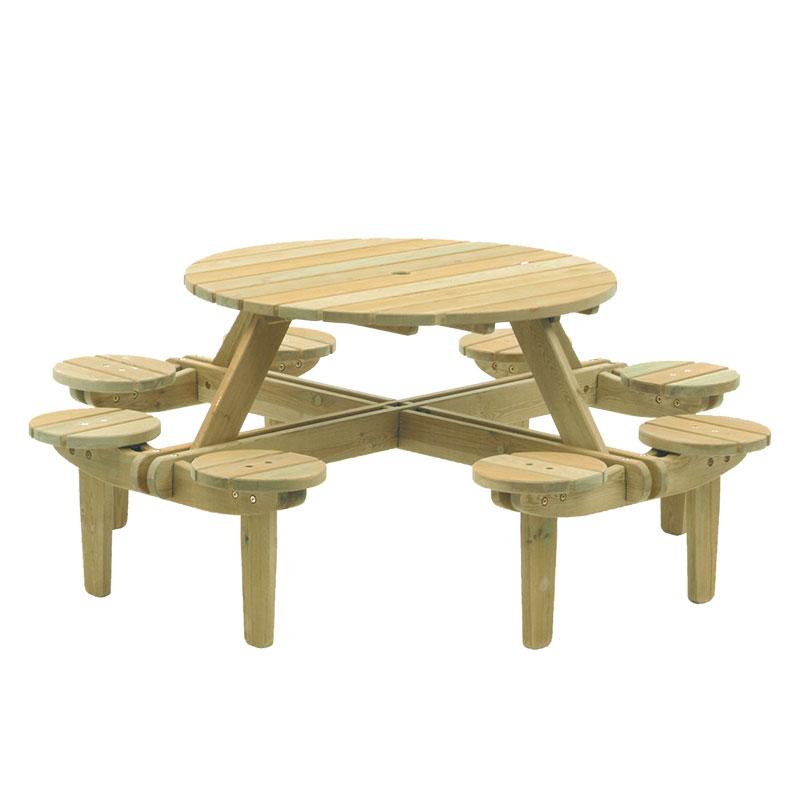 Gleneagles round picnic table Image 1