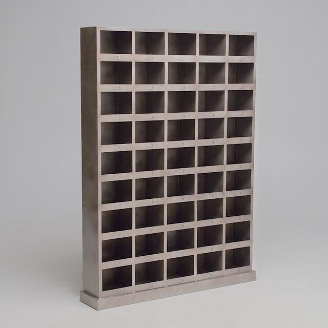Pigeonhole Metal Cabinet With 45 Compartments