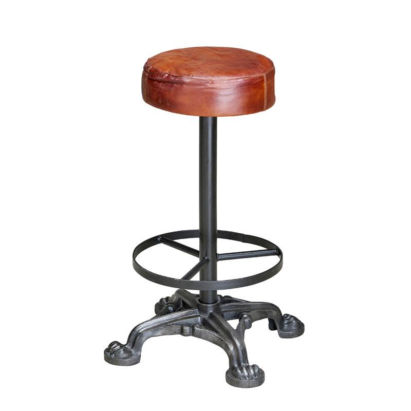 Lionfoot leather bar stool - ATFUVF853