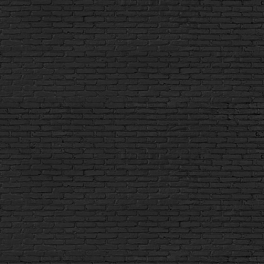 Brick black wallpaper ATFUVF874