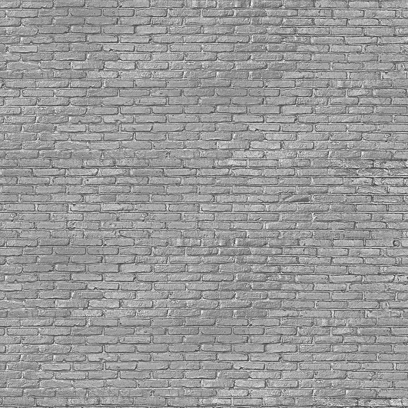 Brick silver wallpaper ATFUVF875