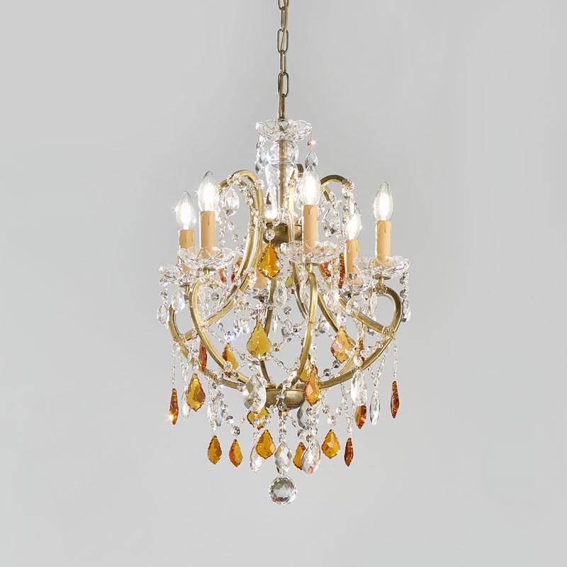 Queensbury six arm chandelier Image 1