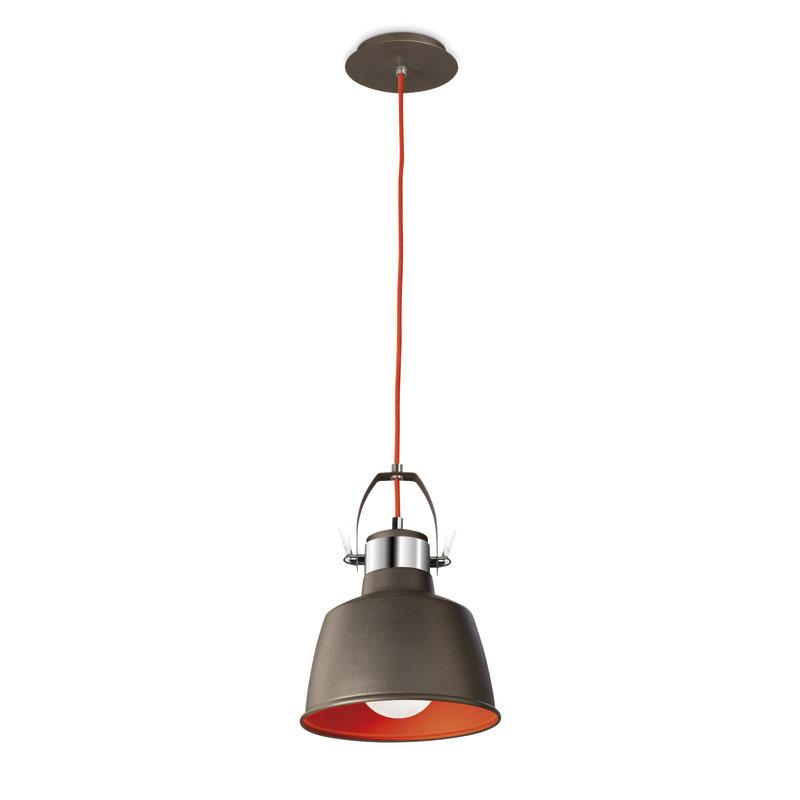 ATLGIP40 - Industrial pendant in chrome and urban grey