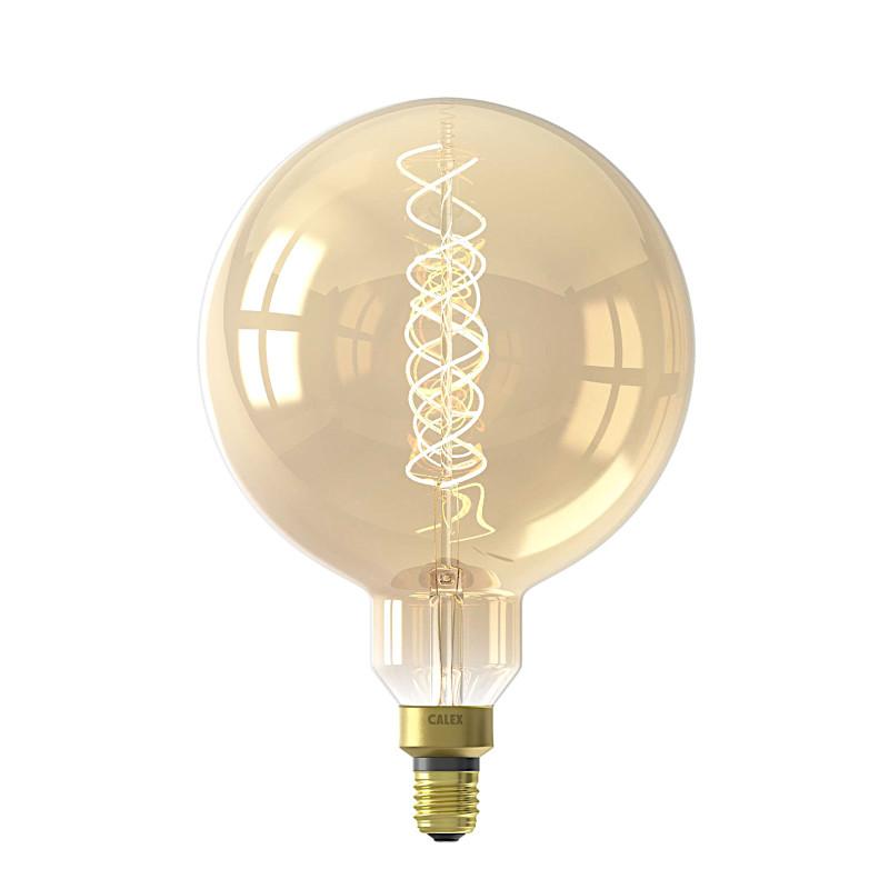 Calex Megaglobe LED lamp in gold Image 1