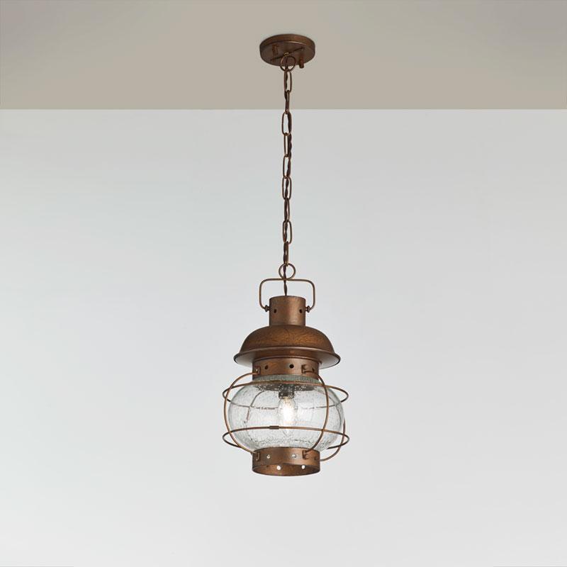 Nautical globe single pendant Image 1