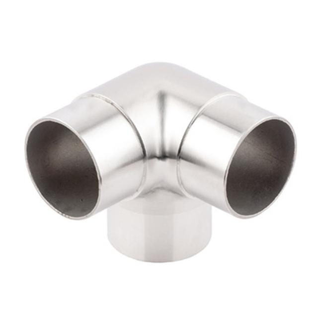Stainless steel flush side outlet elbow 51mm
