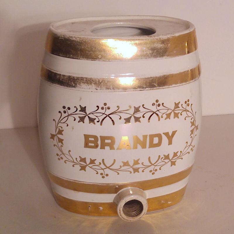 Edwardian brandy spirit barrel Image 1