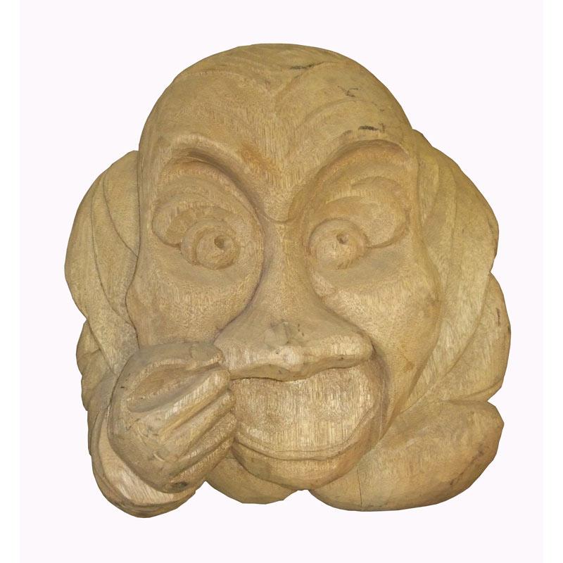 Carved ethnic face - ATVMBRH0041