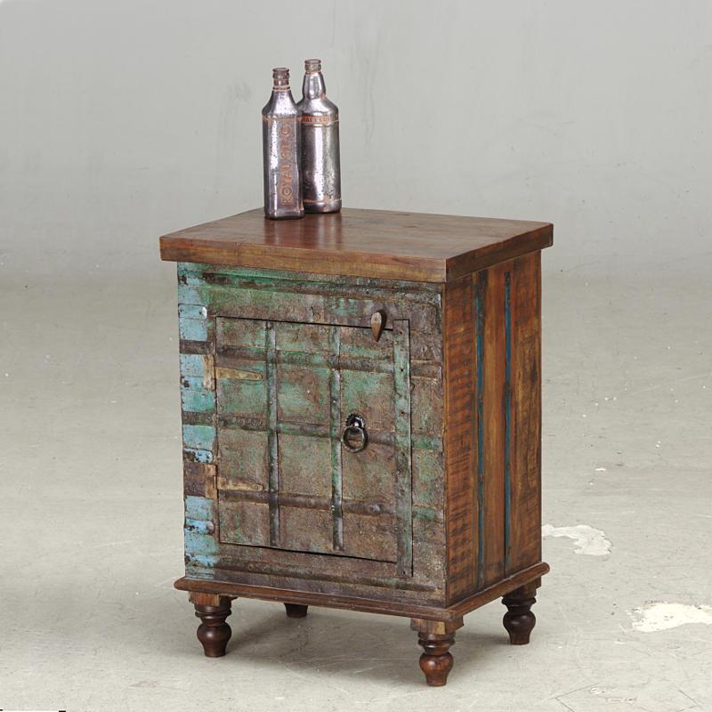 Rustic bedside cabinet Image 1