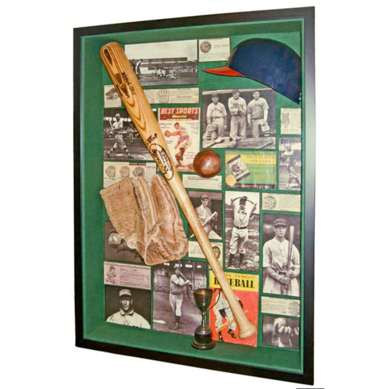 Baseball memorabilia display case Image 1