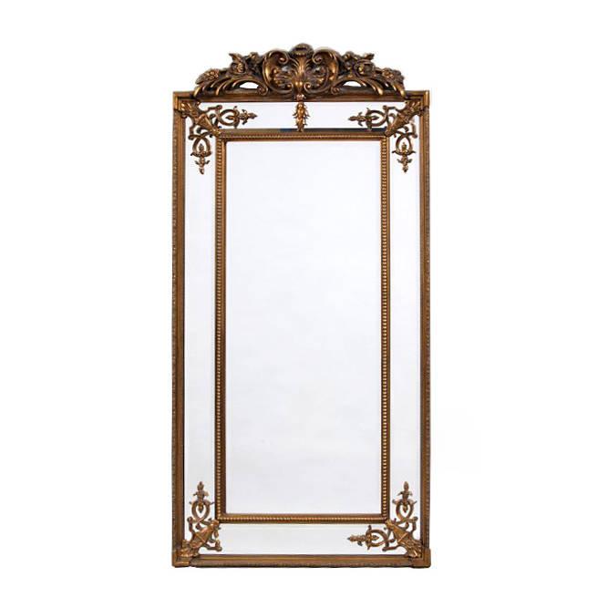 French crest mirror - ATVMRSMS272