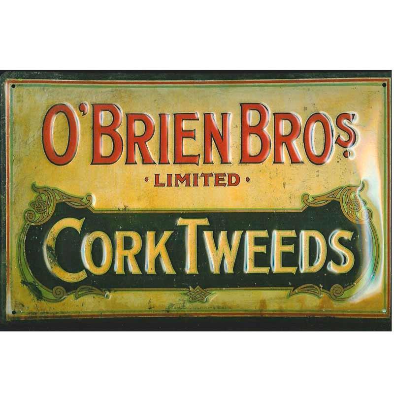 O'Brien bros Irish old style tin sign