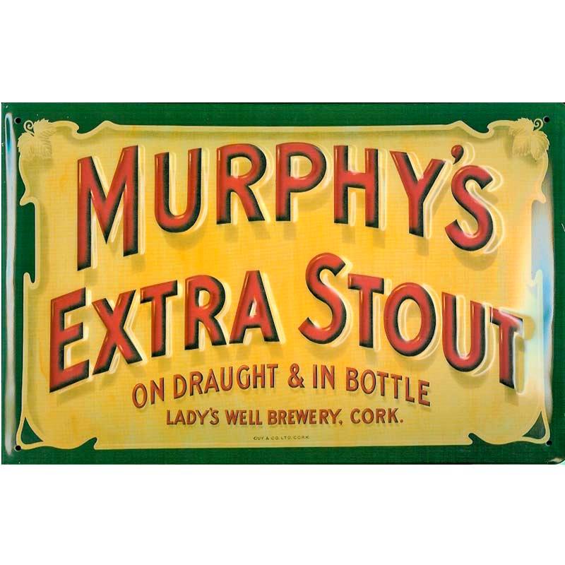 Old style Irish tin sign