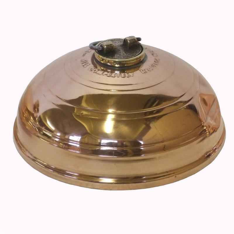 Vintage copper bed pan Image 1