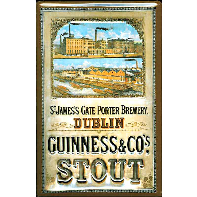 Guinness tin sign Image 1