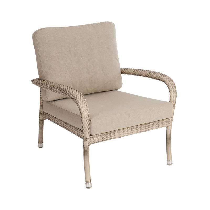 Pearl lounge chair with cushions Image 1