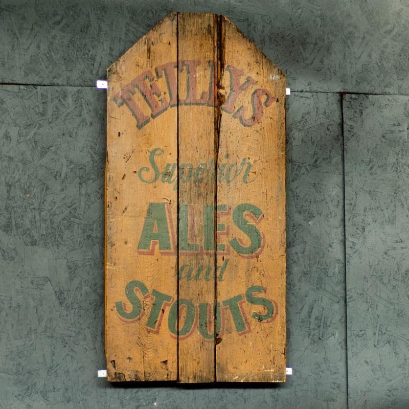 Hand painted Tetley's sign