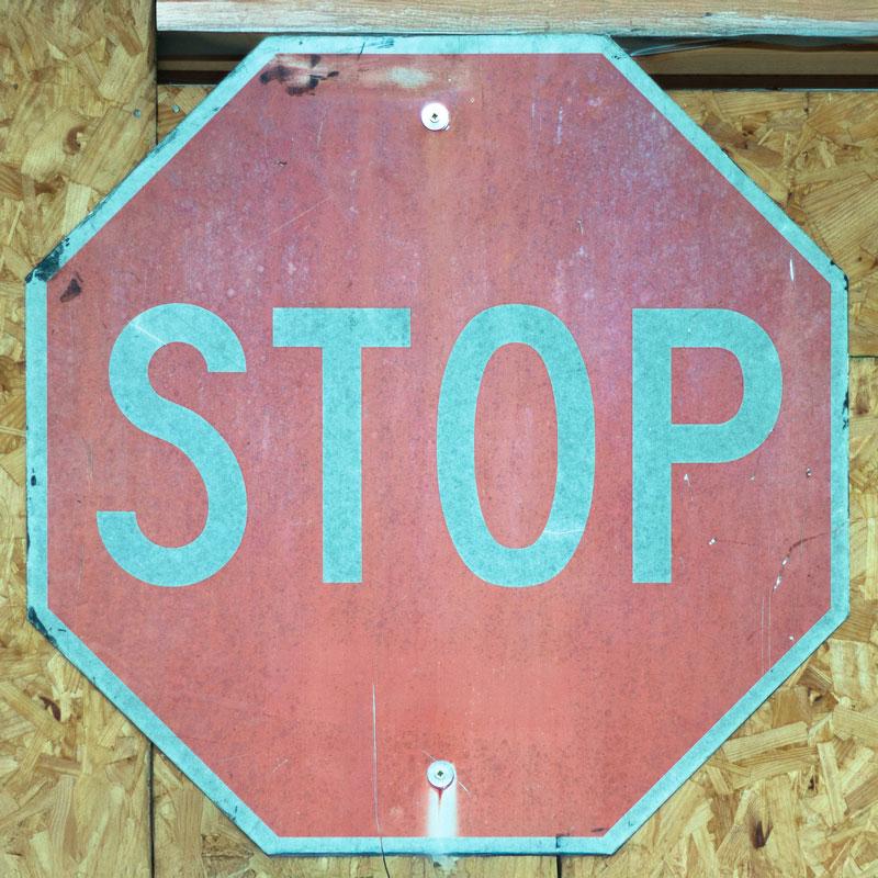 Stop sign