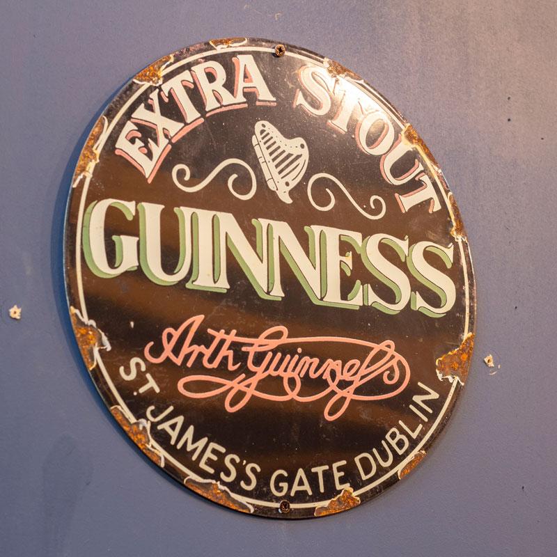 Stout enamel sign