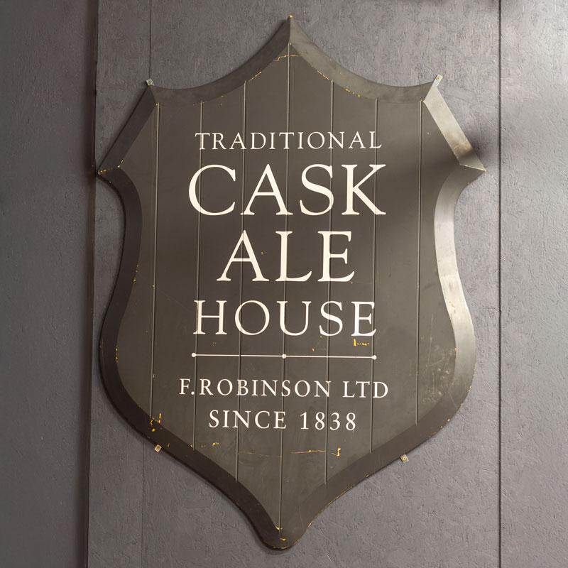 Large Traditional Cask F. Robinson Shield