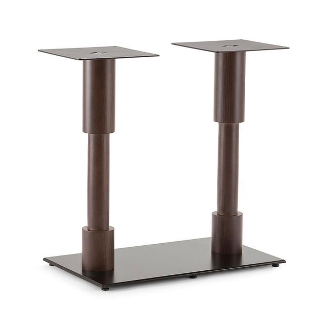Orlando Rectangular Table Base In Solid Beech, With Metal Base Plate