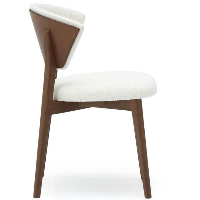 Stella Side Chair, Upholstered Seat, Inner Back