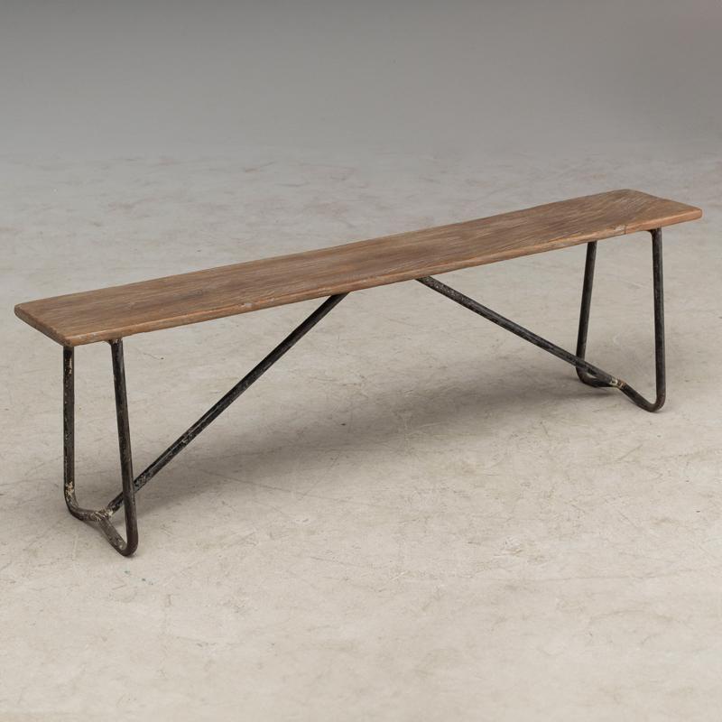 Wooden bench